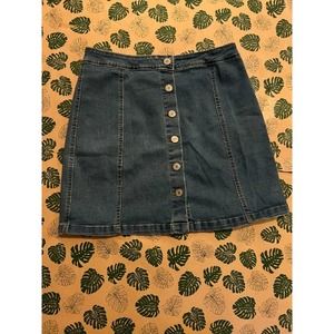 Denim Mini Skirt